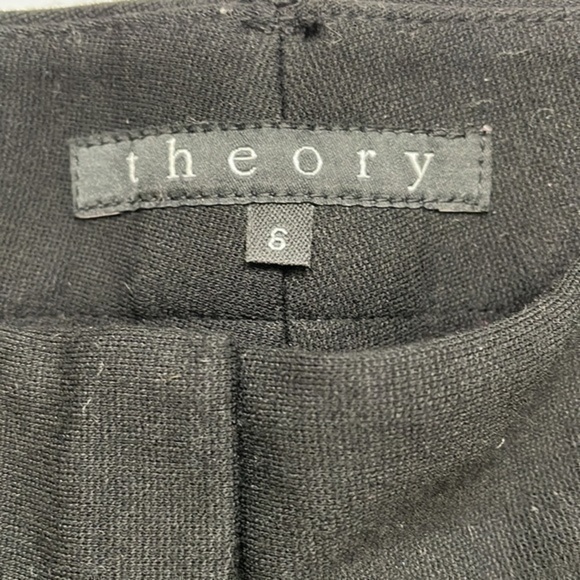 Theory | Max K Black Knit Bootcut Pants - Picture 3 of 5